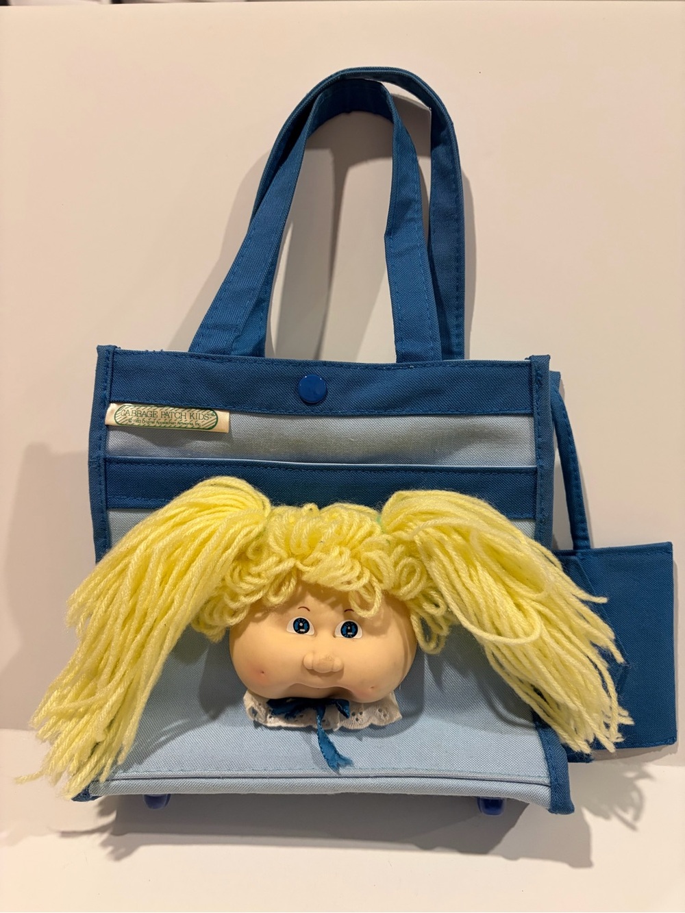 Vintage 1993 Cabbage Patch Kid 3D Face Tote Bag